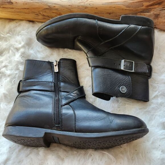 Birkenstock ankle booties black leather - Picture 1 of 14